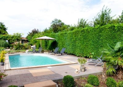 construction piscine en bois et terrasse à Nandrin